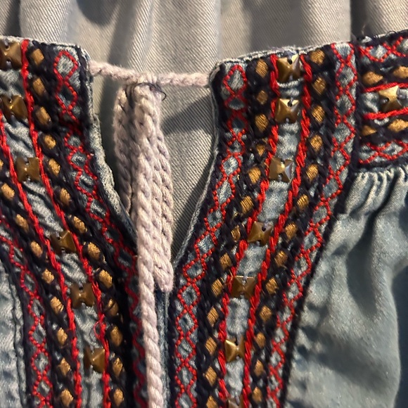 Denim Gloria Vanderbilt Western Top  Size 2X - Picture 2 of 4